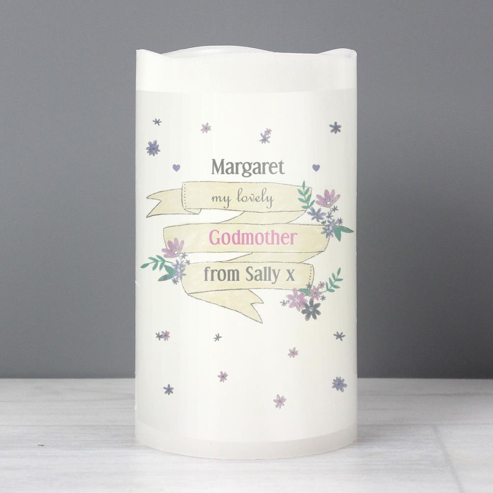 Personalised Garden Bloom LED Candle Extra Image 3